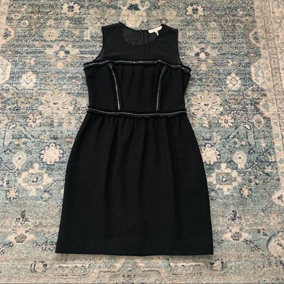 Sandro crew neck mini dress - Picture 2 of 11